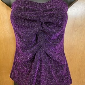 G'wan By Charon- Lyfe Mixy Tube Top - Purple Sequin (Limited)